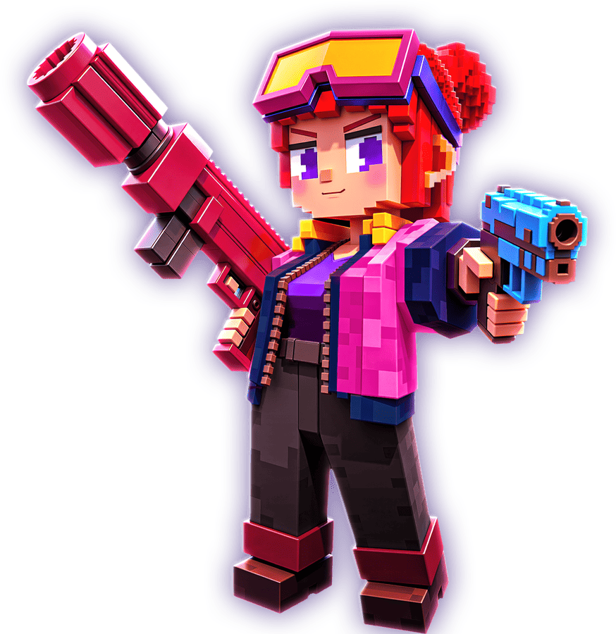 Zombie Blasters personagem principal armada contra zumbis - PG Soft